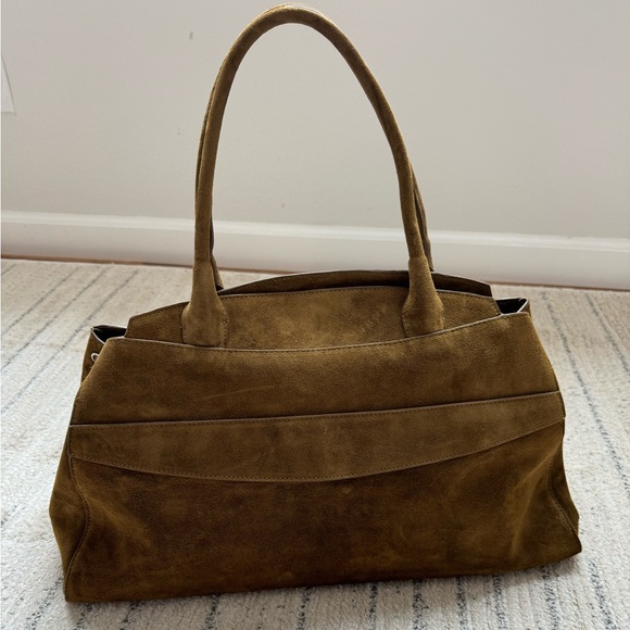 Zara Split Leather Suede Shoulder Bag 6045/410 - Picture 7 of 10